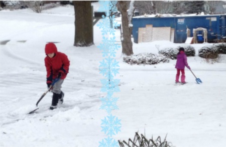 kids shoveling 2015